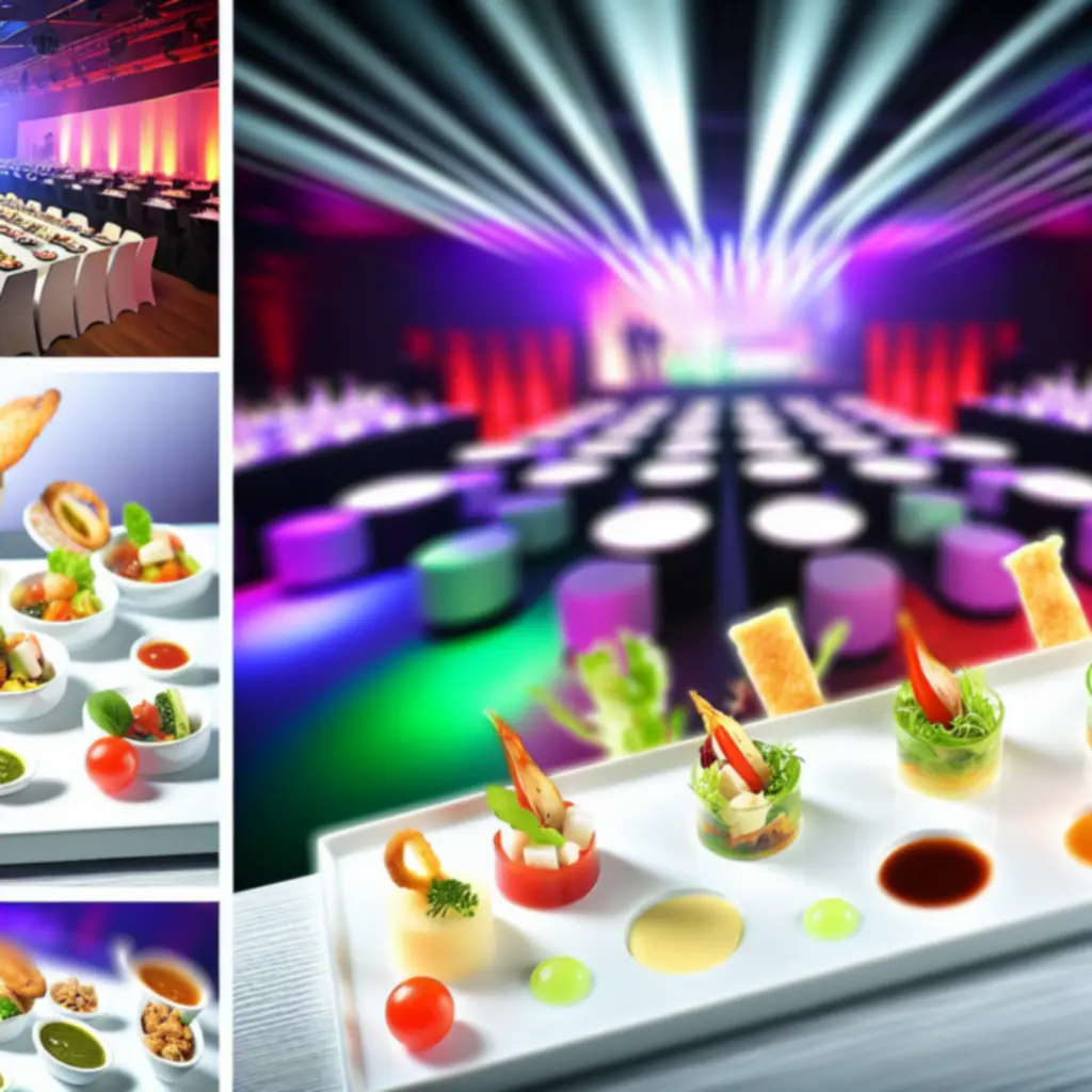 Nowoczesne dania i przekąski na stole w Kool Haft Krzysztof Krzemień