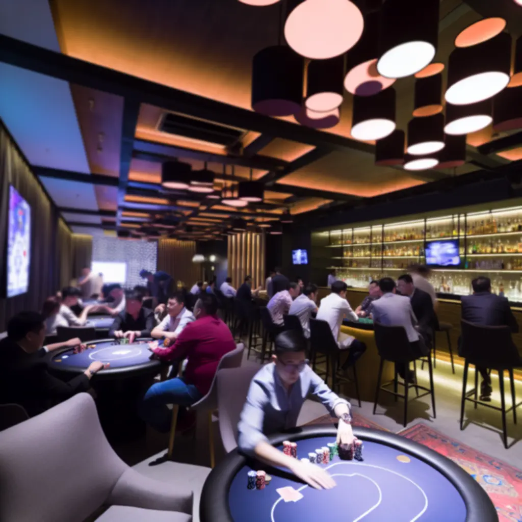 Pokerowe wieczory w Kool Haft Krzysztof Krzemień z graczami przy stole