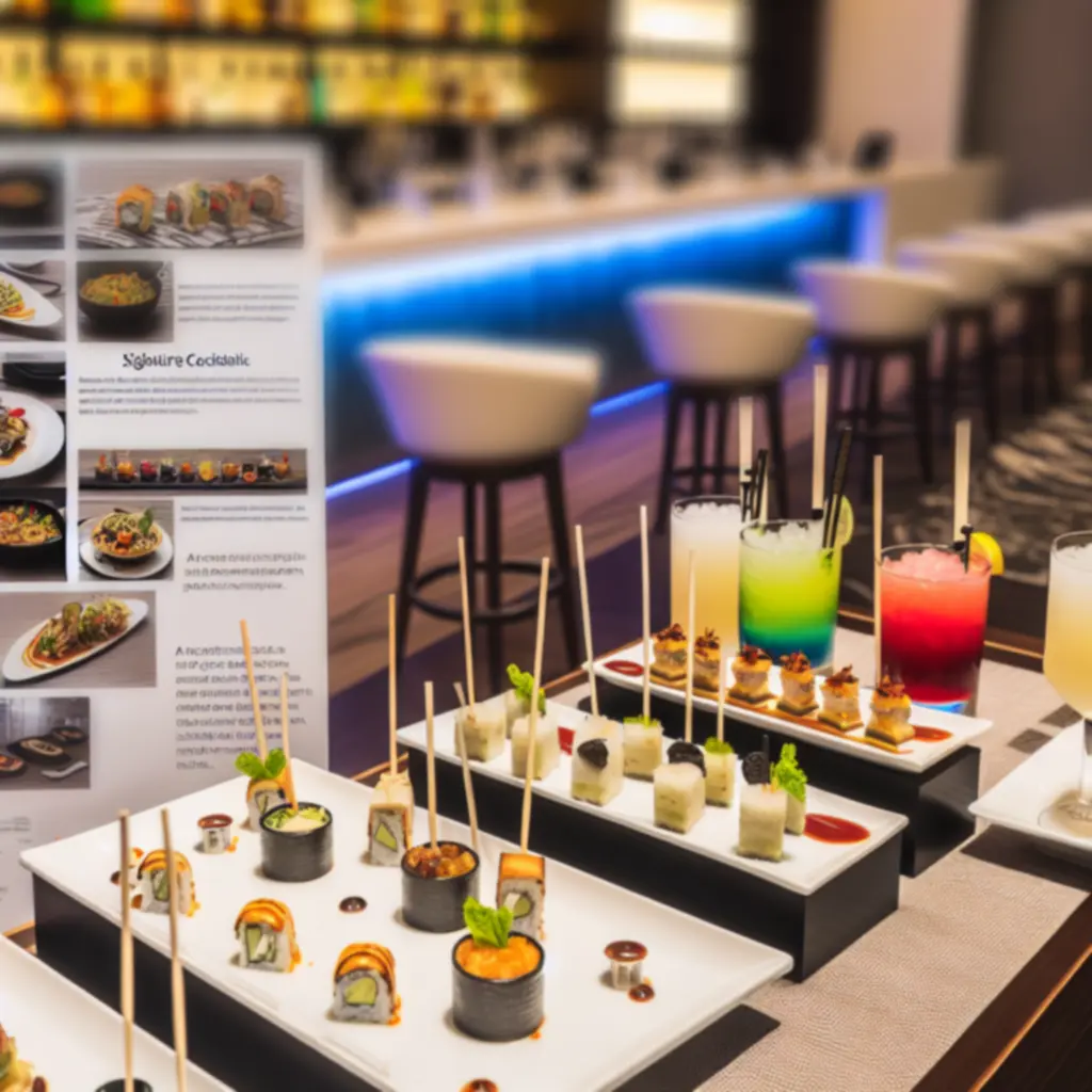 Kolorowe koktajle degustacyjne serwowane w Kool Haft Krzysztof Krzemień